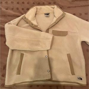North face fleece coat